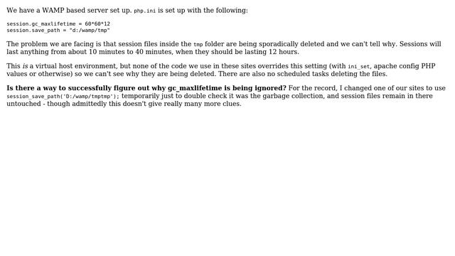 DevOps & SysAdmins: Why is PHP ignore session.gc_maxlifetime? (2 Solutions!!) смотреть онлайн
