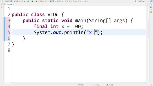Java 06. Hằng số trong Java | Phần 1 - Lập trình Java Cơ bản смотреть онлайн