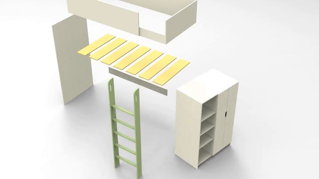 Children's bed.Детская кровать. смотреть онлайн