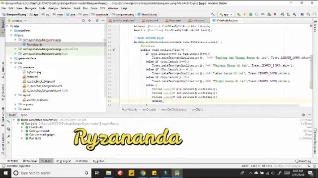 Membuat Aplikasi Menghitung Bangun Ruang Android Studio #2. Mensetting Java Class смотреть онлайн