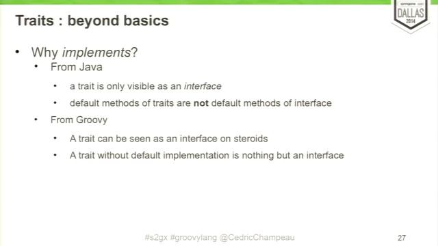 Rethinking API Design with Traits смотреть онлайн