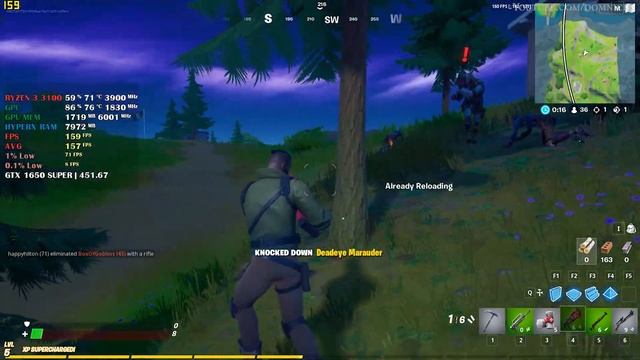 Fortnite On Ryzen 3 3100 + Zotac GTX 1650 Super, All Settings, 1080p смотреть онлайн