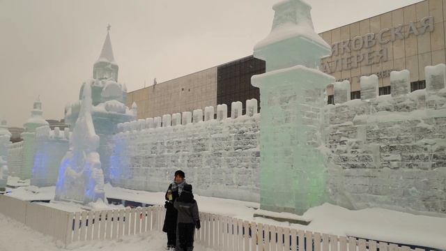 Выставка ледяных фигур! смотреть онлайн