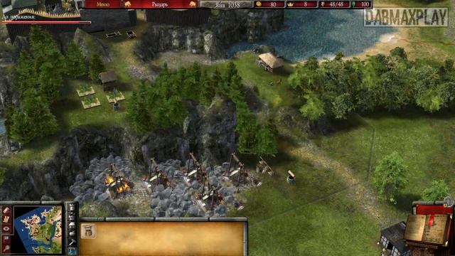 СТРОИМ ЗАМОК В STRONGHOLD 2 смотреть онлайн