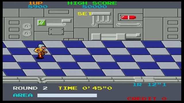 METRO-CROSS [NAMCO 1985] (Arcade)