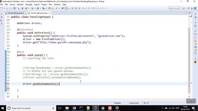 Selenium Automation with Java (Alerts, Pop Up, Frames, iFrames) смотреть онлайн