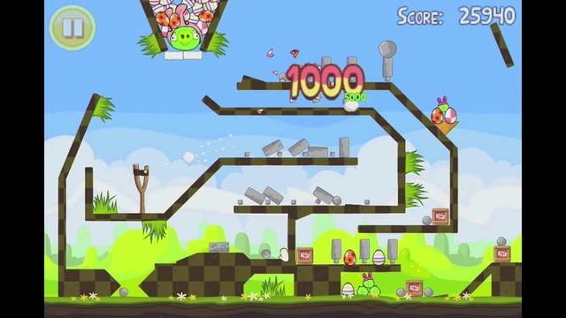 Angry Birds Seasons Easter Eggs Golden Egg #19 Walkthrough смотреть онлайн