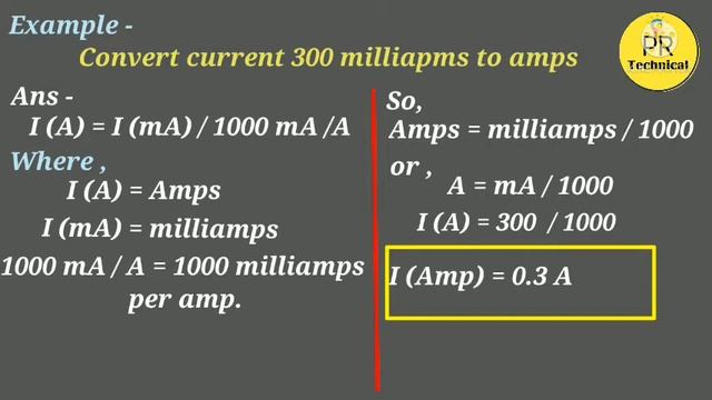 How to convert amps to milliamp and milliamp to amps Electrical conversion formula || смотреть онлайн