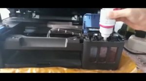 How to refill Ink  Canon g3010 by Harliv  Colour & black
