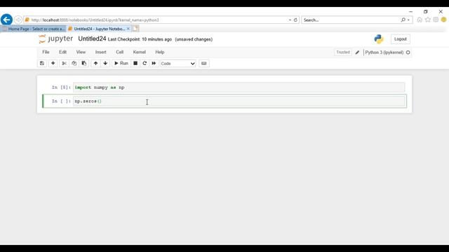 Initialize Numpy Array With Zero смотреть онлайн