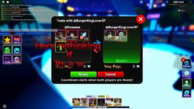 Best Anime Adventure TRADE EVER??? смотреть онлайн