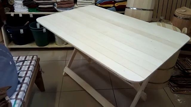 раскладной стол для бани из липы смотреть онлайн