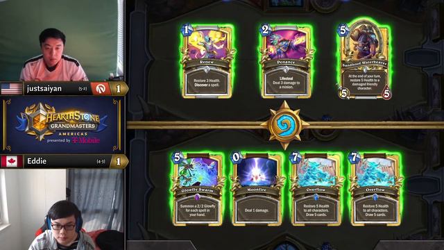 justsaiyan vs Eddie - Group B Initial - Hearthstone Grandmasters Americas 2020 Season 1 - Week 1 смотреть онлайн