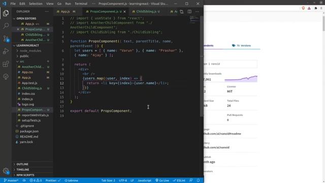 Lists & Keys in React | Create your own custom component (NgFor) in React to show list смотреть онлайн