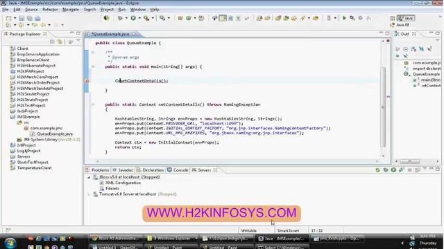 Java Message Services | JMS | JNDI | JMS API | Java Online Training Services by H2Kinfosys смотреть онлайн