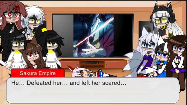 Gacha Life: Sakura Empire Reacts To Their Commander As Yoriichi/Miyamoto Musashi