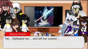 Gacha life: Sakura Empire reacts to their commander as Yoriichi/Miyamoto Musashi