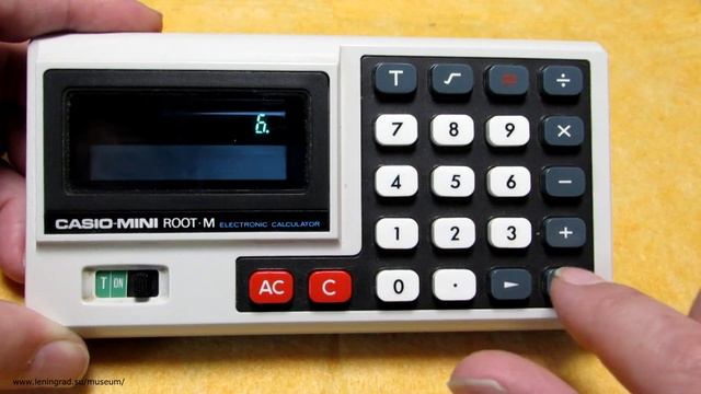 Калькуляторы Casio-Mini Root-M и Casio Deluxe Memory calculators смотреть онлайн