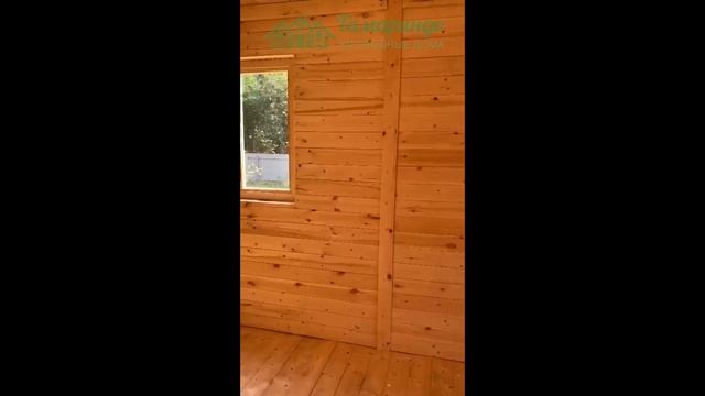 Дом 6х6 внутренняя отделка Вагонка штиль. Клиент в шоке смотреть онлайн