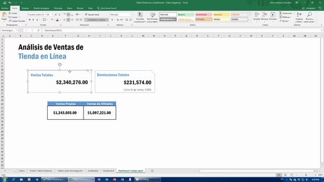 Mini curso de Business Intelligence en Excel - Tablas Dinámicas, Gráficas y Dashboards - Parte 2 смотреть онлайн