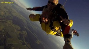 Мой первый прыжок с парашютом в тандеме с инструктором!