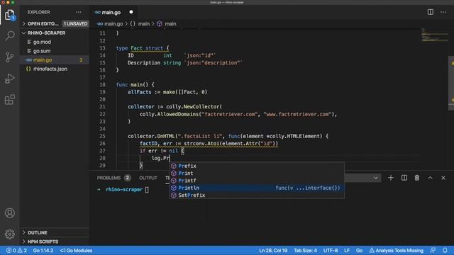 How to build a web scraper with Go and colly | Go Tutorial смотреть онлайн