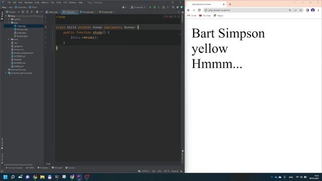 Основы ООП. Public, private, protected, static. Интерфейсы. Примеры кода смотреть онлайн