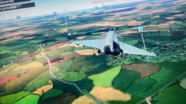 Microsoft flight simulator Xbox series S Taking off In The Typhoon Fighter Jet смотреть онлайн