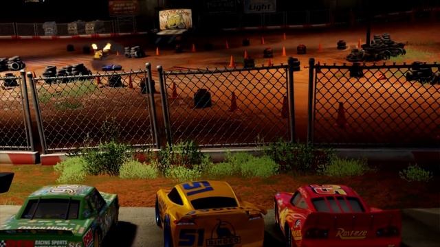 Cars 3 Driven to Win Brick Yardley VS Jackson Storm Gameplay Race смотреть онлайн