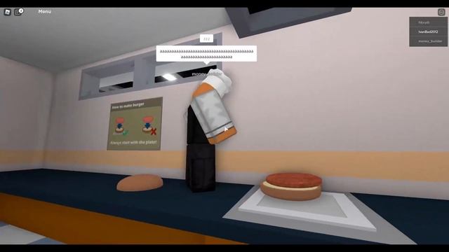Готовим бургеры в Cook BURGERS in {ROBLOX} смотреть онлайн