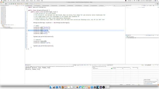 Java für Anfänger - 17 - ArrayList смотреть онлайн