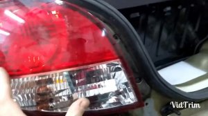 DAEWOO MATIZ Установка заднего фонаря и подфонарных накладок