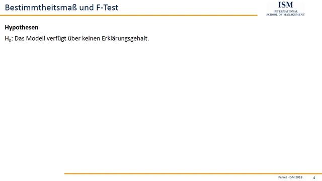 Regression Bestimmtheitsmaß und F-Test - Theorie смотреть онлайн