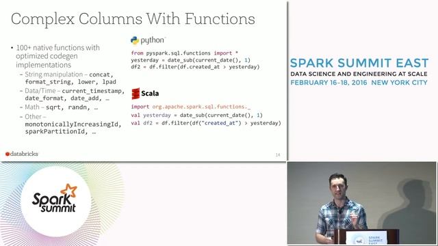 Structuring Spark: DataFrames, Datasets, and Streaming - Michael Armbrust (Databricks) смотреть онлайн