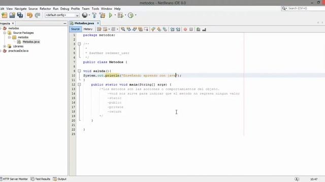 05 metodos void en java смотреть онлайн