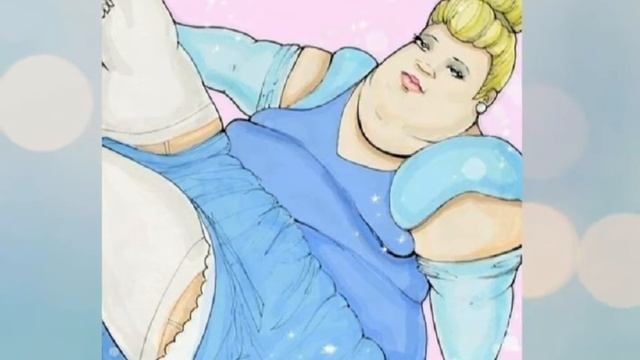 Если бы принцессы Disney были толстыми.