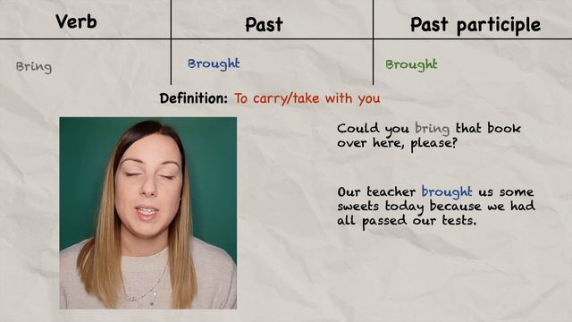 Irregular verbs with examples Part 1 смотреть онлайн