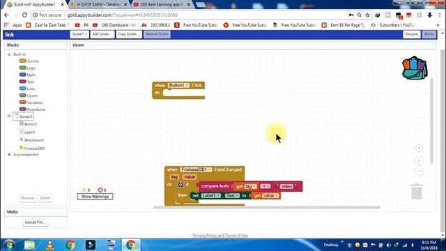 How to Change Webview URL from FIrebase Realtime Database Change Webviewer Appybuilder&thinkable. смотреть онлайн