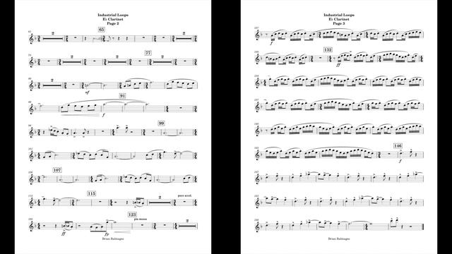 Industrial Loops (E flat Clarinet part) by Brian Balmages смотреть онлайн