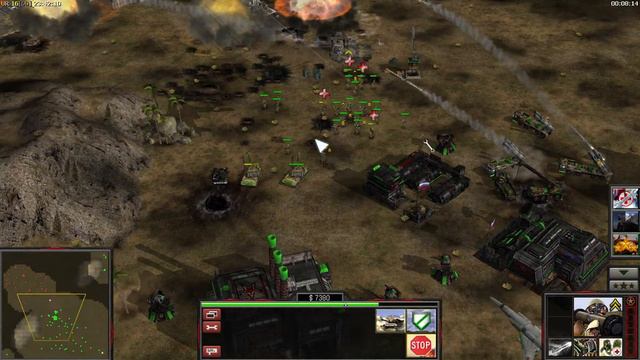 RUS MLRS vs USA Air Force (MOD PROJECT X REMASTERED) C&C Generals Zero Hour смотреть онлайн
