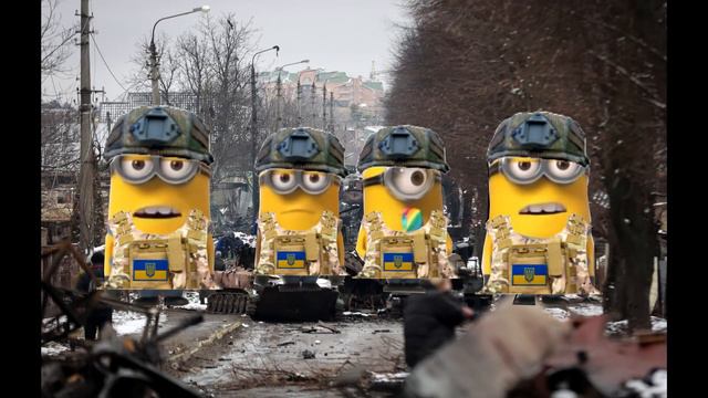 The singing Ukrainian minions sing Ой, у лузі червона калина смотреть онлайн