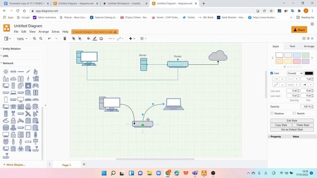 Lab 0.5 How to Draw Network Topology using draw.io and creately.com смотреть онлайн