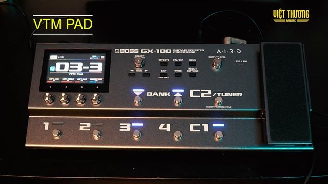 Demo bộ tiếng VTM trên Effect BOSS GX-100 смотреть онлайн
