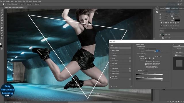 آموزش فتوشاپ - هماهنگ کردن رنگ - افکت نئون (Color Matching Process in Photoshop) смотреть онлайн