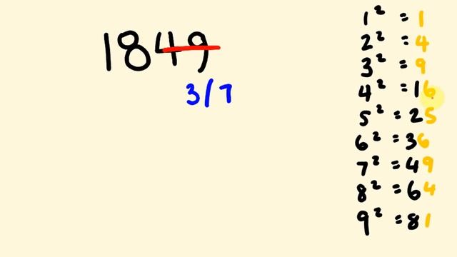 Square root in 3 seconds - math trick смотреть онлайн