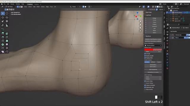 Внезапный стрим. Ретопология персонажа смотреть онлайн