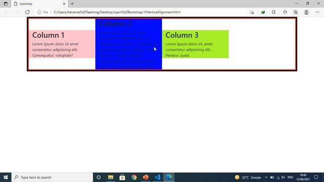 Vertical Alignment Classes in Bootstrap in Urdu/Hindi смотреть онлайн