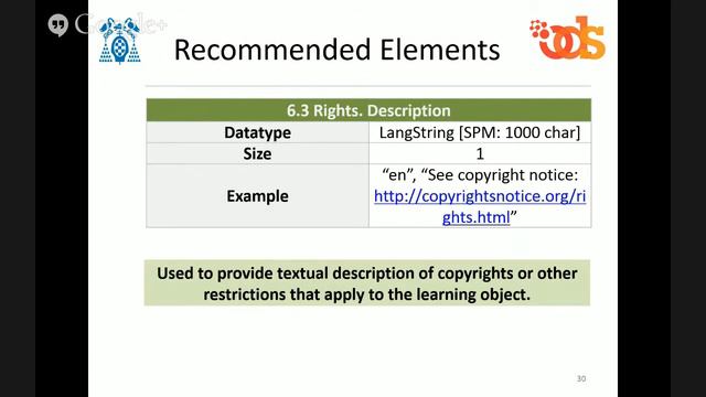 ODS Webinar 9: Metadata For The ODS Project