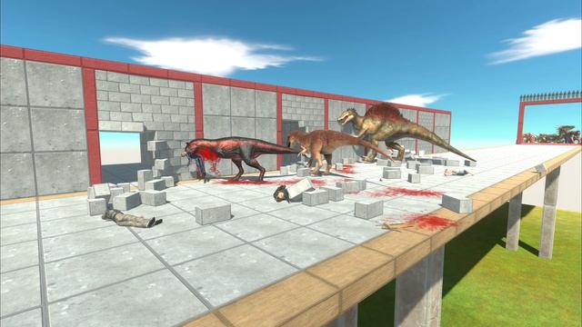 Escape from Carnivorous Dinosaurs - Animal Revolt Battle Simulator смотреть онлайн
