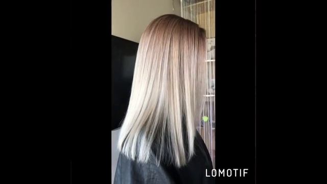 Затемнение корней. Блонд. Шатуш . Окрашивание волос. смотреть онлайн